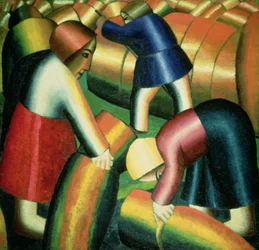 Die Roggenernte, 1912